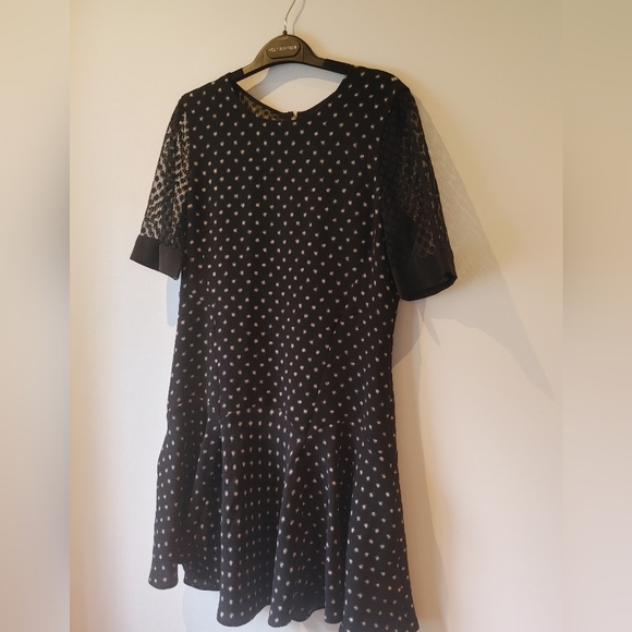 Rebecca Taylor Dotty Dress Size 10 - Picture 3 of 11